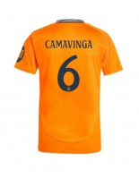 Real Madrid Eduardo Camavinga #6 Venkovní Dres 2024-25 Krátký Rukáv